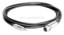 Miniklinkenstecker 3,5mm stereo (D) auf XLR-Buchse 4 polig