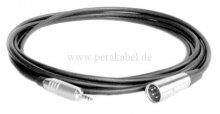 Miniklinkenstecker 3,5mm stereo (D) auf XLR-Stecker 4 polig