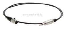 Miniklinkenstecker 3,5mm stereo 3pol auf Mini XLR-Stecker 3pol ( 2x 0,22qmm )