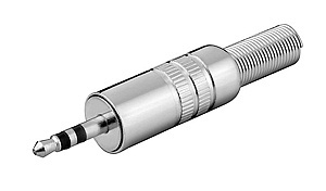 Patchkabel-Spiralkabel Miniklinkenstecker 3,5mm stereo
