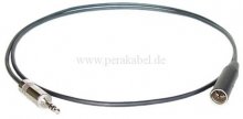 Miniklinkenstecker 3,5mm stereo auf Mini XLR-Stecker REAN (Neutrik) RT3MC-B ( 2x 0,22qmm )