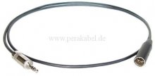 Miniklinkenstecker 3,5mm stereo auf Mini XLR-Stecker RT4MC-B ( 2x 0,22qmm )