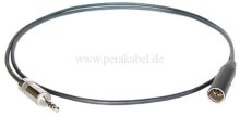Miniklinkenstecker 3,5mm stereo auf Mini XLR-Stecker REAN  RT4MC-B ( 2x 0,22qmm )