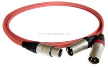 XLR-Buchse auf 2x XLR-Stecker (Neutrik) - Insertkabel ( C121 )