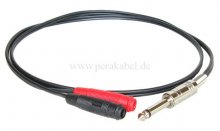 Klinkenstecker 3,6,3mm mono auf 2 x Bananenbuchse 4mm