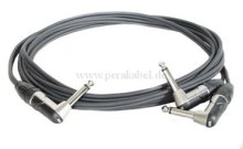 Y-Kabel ( 8x4 / 2x 0,22qmm ) - Winkelklinke auf 2 x Winkelklinke ( DAP X-type )