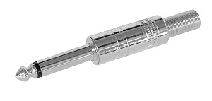 Klinkenstecker 6,3mm mono 2pol auf Miniklinkenstecker 2,5mm mono 2pol