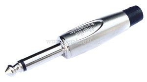 Klinkenstecker 6,3mm auf XLR-Buchse (Kabel doppelter Schirm)
