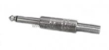 Klinkenstecker 6,3mm mono auf RCA-Stecker metall