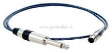 Klinkenstecker 6,3mm mono 2pol auf Mini XLR-Buchse 3pol ( DAP MK-SPIN )