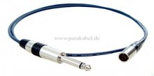 Klinkenstecker 6,3mm mono 2pol auf Mini XLR-Stecker 3pol ( DAP MK-SPIN )