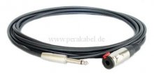 Klinkenverlängerung Stecker (S)/Buchse 6,3mm mono (DAP LC-126)