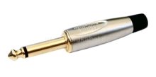 Preview: Klinkenstecker 6,3mm mono metall auf Klinkenstecker 3,5mm mono (Tricone MKII)