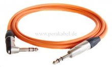 Stereoklinkenstecker 6,3mm gerade auf Stereoklinkenstecker 6,3mm gewinkelt