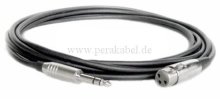 Klinkenstecker 6,3mm stereo (Tip+Ring gebr.) auf XLR-Buchse