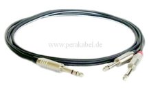 Klinkenstecker 6,3mm ( D 8x4 / 2 x 0,22qmm ) INSERTKABEL