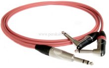 Klinkenstecker 6,3mm DAP X-type (2x gewinkelt) - Insertkabel ( C121 )