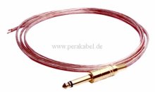 Lautsprecherkabel  (HIFI) Klinkenstecker 6,3mm auf 2 abisolierte Leiter