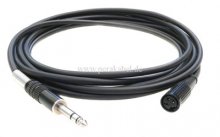 Klinkenstecker 6,3mm stereo auf DIN-Buchse 3pol (Deltron)