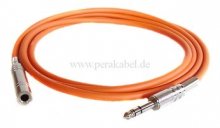 Klinkenstecker 6,3mm stereo auf Klinkenbuchse 6,3mm stereo DT