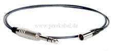 Klinkenstecker 6,3mm stereo 3pol auf Mini XLR-Stecker 3pol ( DAP MK-SPIN )