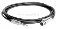 Klinkenstecker 6,3mm stereo (D) auf XLR-Buchse 4 polig