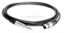 Klinkenstecker 6,3mm stereo Neutrik NP3X auf XLR-Buchse Neutrik NC3FX