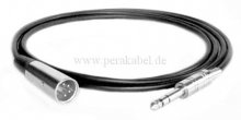 Klinkenstecker 6,3mm stereo auf XLR-Stecker 4 polig