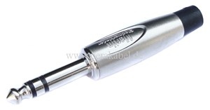 Y-Kabel (symmetrisch) Klinkenbuchse 6,3mm stereo auf 2x Klinkenstecker 6,3mm stereo