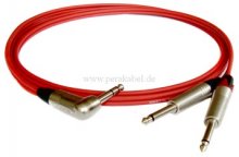 Klinkenstecker 6,3mm Neutrik (1x gewinkelt) - Insertkabel ( C121 )