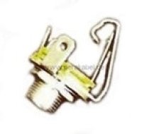 Klinkeneinbaubuchse 6,3mm metall 2pol
