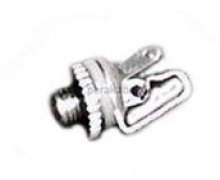 Klinkeneinbaubuchse 2,5mm metall 2pol