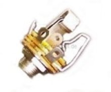 Klinkeneinbaubuchse 6,3mm metall 3pol