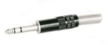 Klinkenstecker 6,3mm stereo (3pol) robust/massiv