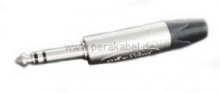 Klinkenstecker 6,3mm stereo auf 2x XLR-Buchsen (Neutrik) - Insertkabel ( C121 )
