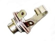 Klinkeneinbaubuchse 6,3mm metall