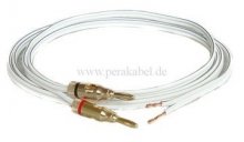 2 Bananenstecker auf 2 abisolierte Innenleiter-HiFi Lautsprecherkabel