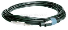 Lautsprecherkabel (Boxenkabel 2 x 1,5 qmm) Klinkenstecker 6,3mm auf Lautsprecherstecker