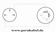 XLR-Stecker auf Lautsprecherbuchse (Lautsprecherkabel 2 x 1,5)