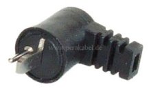 Lautsprecherkabel  (HIFI) Stecker gewinkelt auf 2 abisolierte Leiter