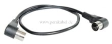 DIN-Kabel ( Midikabel )  standard 5polig gewinkelt