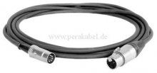 Midi-Adapterkabel DIN-Stecker Neutrik auf XLR-Buchse Neutrik
