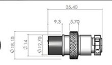 Mikrofonstecker 3pol auf Mikrofonbuchse 3pol