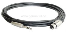 Mikrofonkabel - Klinkenstecker 6,3mm 3pol auf XLR-Buchse (Martin)
