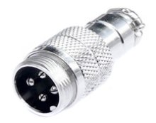 Mikrofonstecker  4 polig