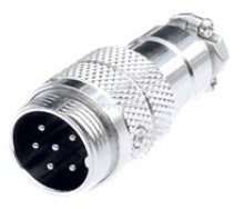 Mikrofonstecker  6 polig