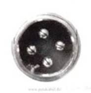 Mikrofonstecker Einbau  4 polig