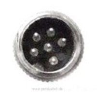 Mikrofonstecker  6 polig