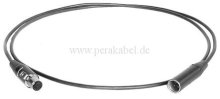 Mini XLR-Stecker 3 polig auf Mini XLR-Buchse 4 polig ( Rean )