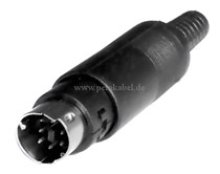 Mini DIN-Stecker 6 polig